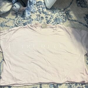 Tri delta Light Pink Women's Short Sleeve Tee